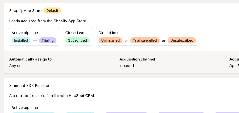 See your sales funnel from prospect to closed won, identify bottlenecks, and track win rates. Automate commission calculations and payouts.