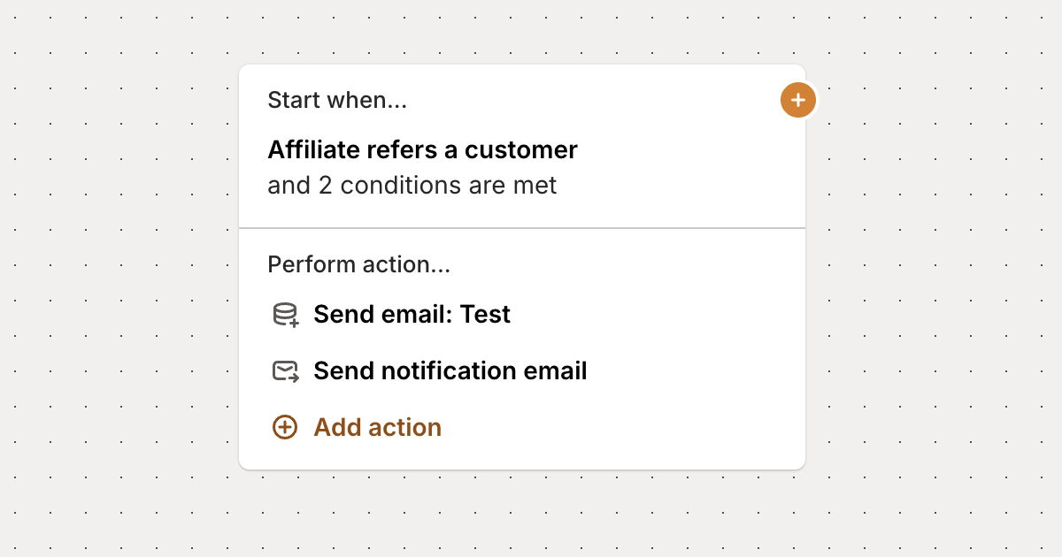 Affiliate Flow improvements